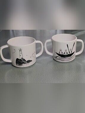 2 moomin Character kids cups